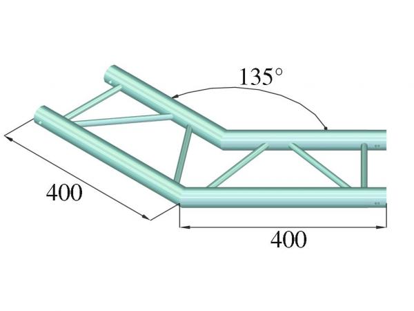 ALUTRUSS DECOLOCK DQ2-PAC23H 2-Weg Ecke 135°