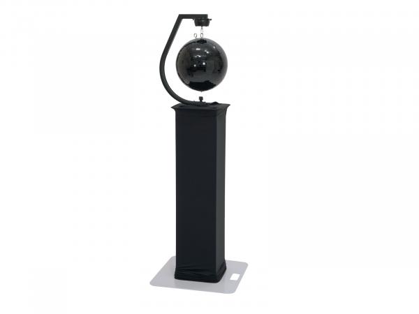EUROLITE Set Spiegelkugel 30cm schwarz mit Stage Stand variabel + Cover schwarz