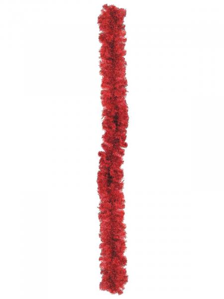 EUROPALMS Edeltannengirlande, rot, 270cm