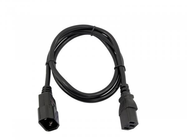 OMNITRONIC Kaltgeräte Verlängerung 3x1,0 3m sw