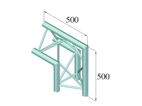 ALUTRUSS TRILOCK E-GL33 C-24 2-Weg-Ecke 90° /\