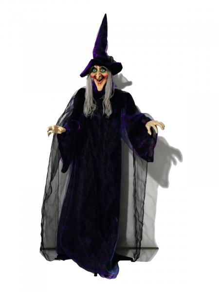 EUROPALMS Halloween Figur Hexe, animiert 175cm