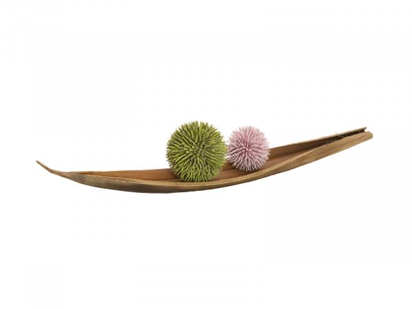 EUROPALMS Sukkulenten Kugel (EVA), Kunstpflanze, rosa, 16cm