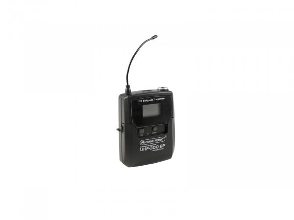 OMNITRONIC UHF-300 Taschensender 823-832/863-865MHz