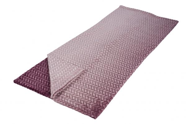 Premium Kuscheldecke, Flannel, rosa / beere, 130 x 180cm