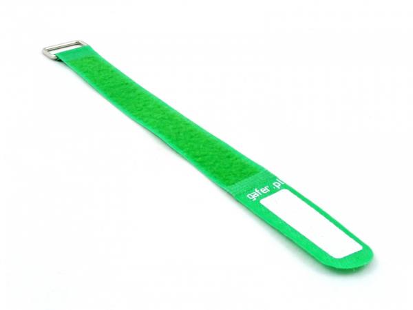 GAFER.PL Kabelbinder Klettverschluss 25x400mm 5er Pack grün