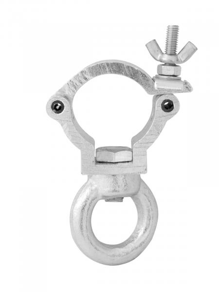 EUROLITE DEC-30E Klammer mit Öse, silber