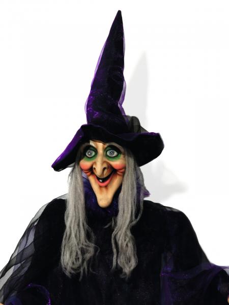 EUROPALMS Halloween Figur Hexe, animiert 175cm