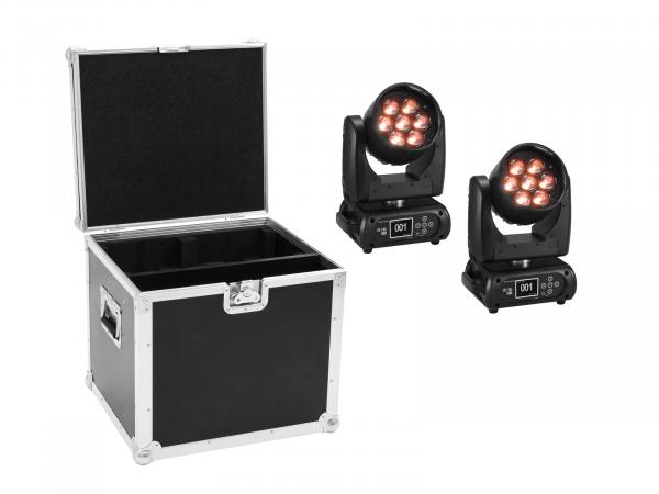 FUTURELIGHT Set 2x EYE-7 HCL Zoom + Case