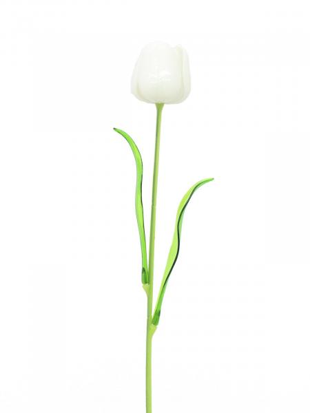 EUROPALMS Kristalltulpe, Kunstblume, weiß, 61cm 12x
