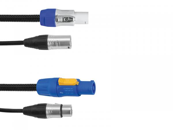 EUROLITE Kombikabel DMX P-Con/3 Pin XLR 3m