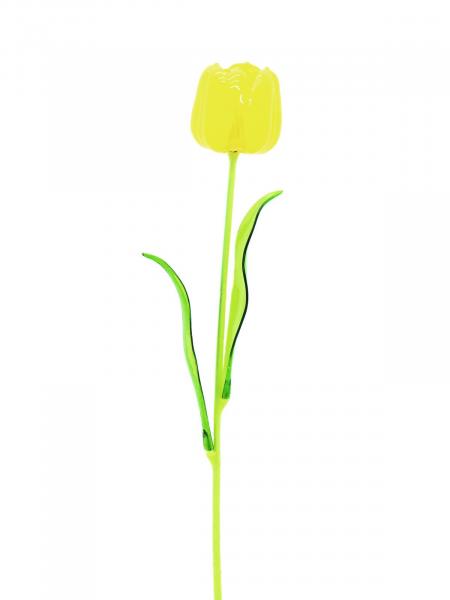 EUROPALMS Kristalltulpe, Kunstblume, gelb 61cm 12x