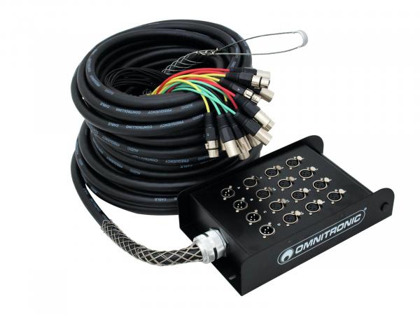 OMNITRONIC Multicore Stagebox 12/4 30m