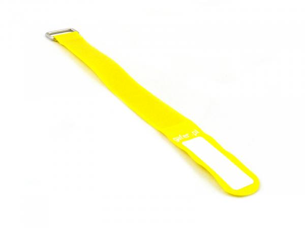 GAFER.PL Kabelbinder Klettverschluss 25x550mm 5er Pack gelb