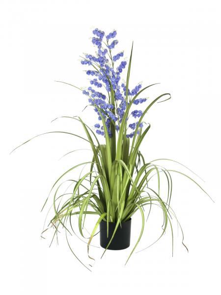 EUROPALMS Glockenblume, Kunstblume, lila, 105cm