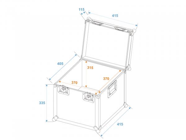 ROADINGER Universal-Transport-Case heavy 40x40cm
