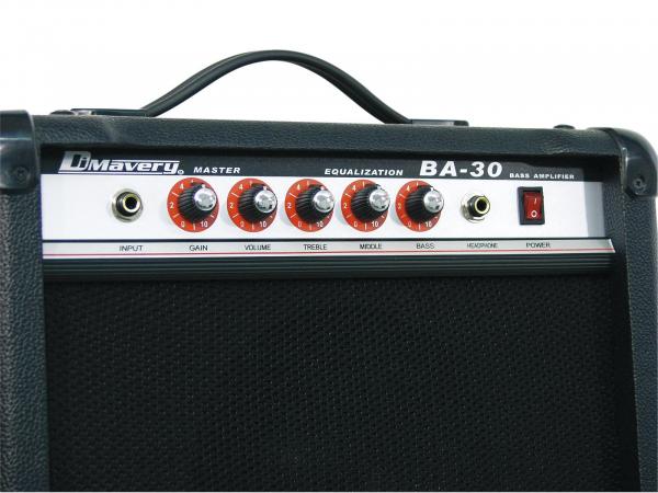 DIMAVERY BA-30 Bass-Verstärker 30W