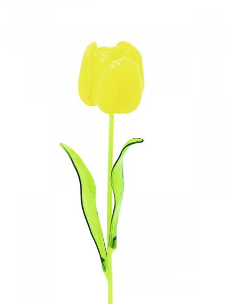 EUROPALMS Kristalltulpe, Kunstblume, gelb 61cm 12x