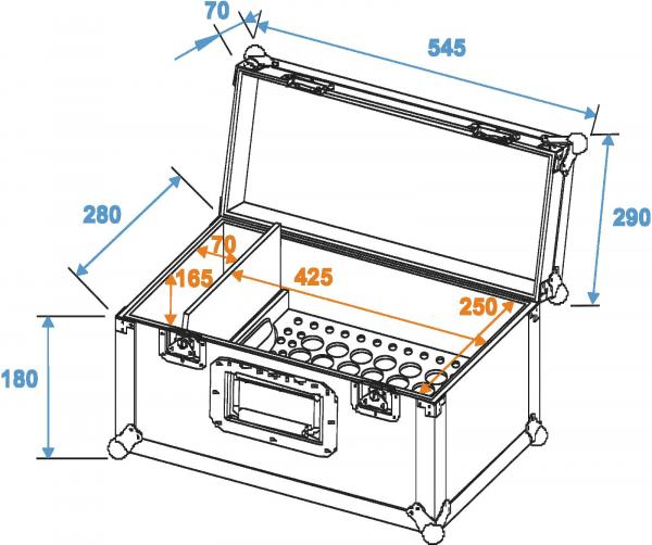 ROADINGER Universal-Konus-Adapter Case UKAC-50