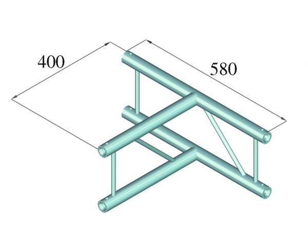 ALUTRUSS DECOLOCK DQ2-PAT36V 3-Weg T-Stück 90°