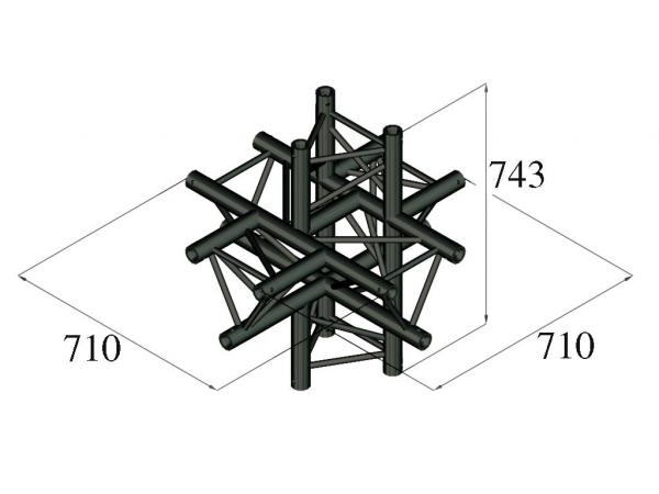 ALUTRUSS TRILOCK S-PAC-61 6-Weg-Stück