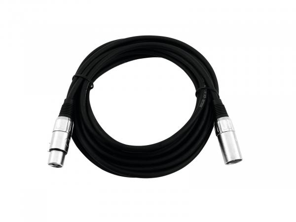 OMNITRONIC XLR Kabel 3pol 0,5m sw