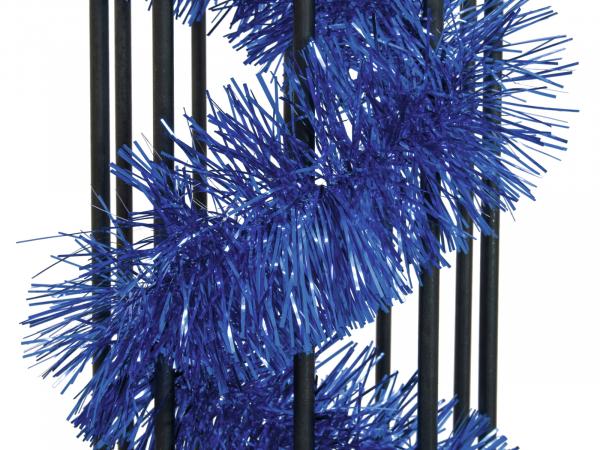 EUROPALMS Metallic-Girlande, blau, 7,5x200cm