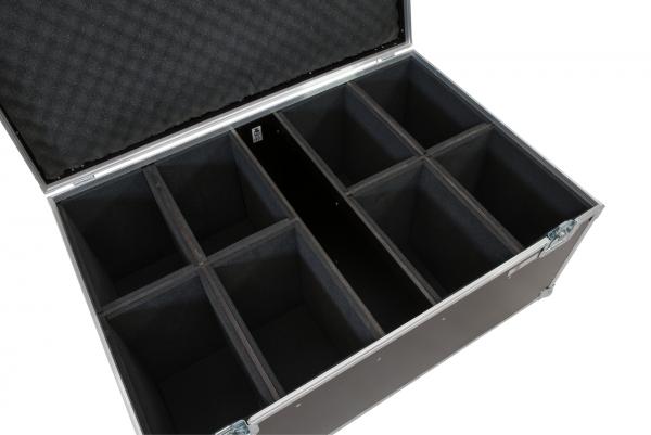 ROADINGER Flightcase 8x LED IP PAR 12x8W QCL/12x9W SQL Spot mit Rollen