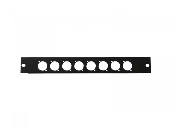 OMNITRONIC Frontplatte Z-19 8x XLR (D-Typ) 1HE