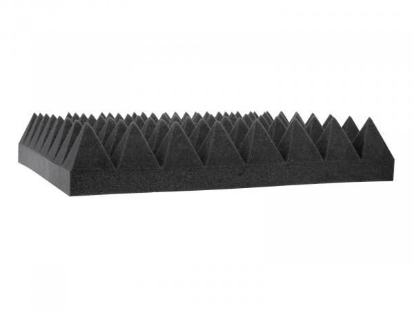 OMNITRONIC Akustikschaumstoff Pyramide 100mm, 50x50cm