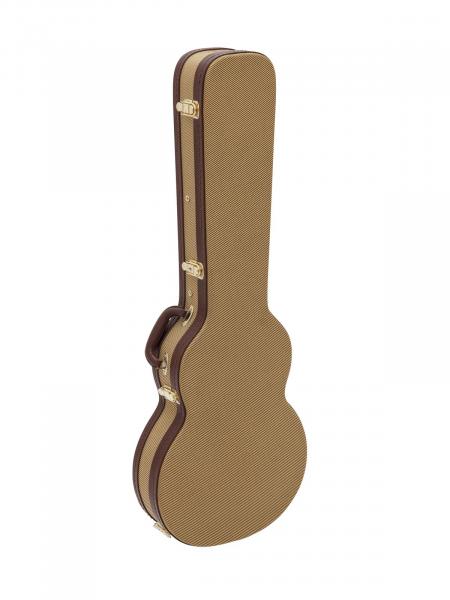 DIMAVERY Form-Case E-Gitarre LP, tweed
