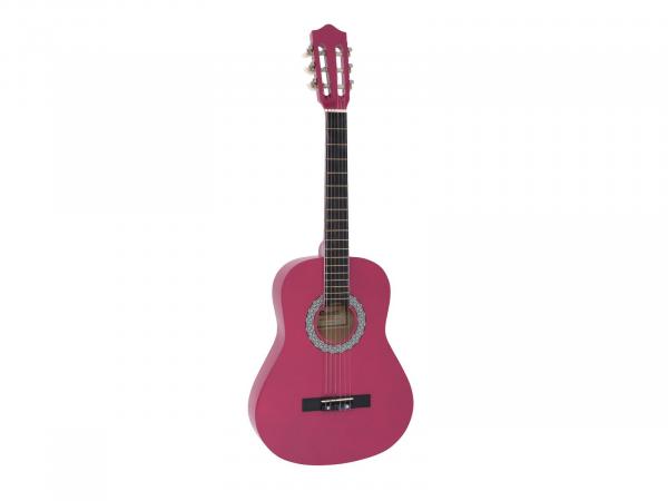 DIMAVERY AC-303 Klassikgitarre 3/4, pink