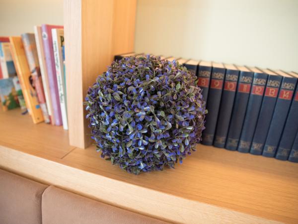 EUROPALMS Graskugel, künstlich,  violett, 22cm