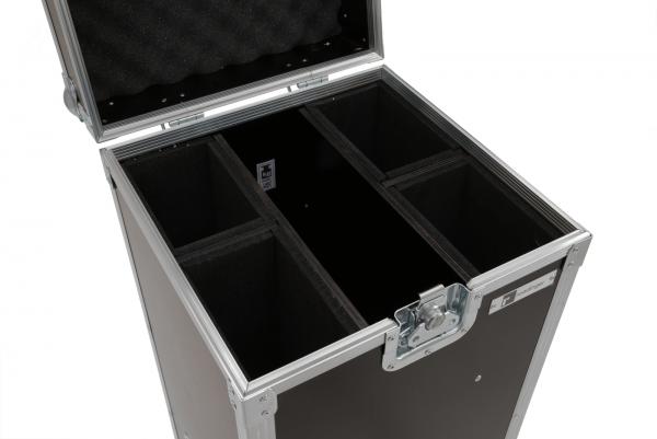 ROADINGER Flightcase 4x LED IP T-Bar 16 QCL Leiste