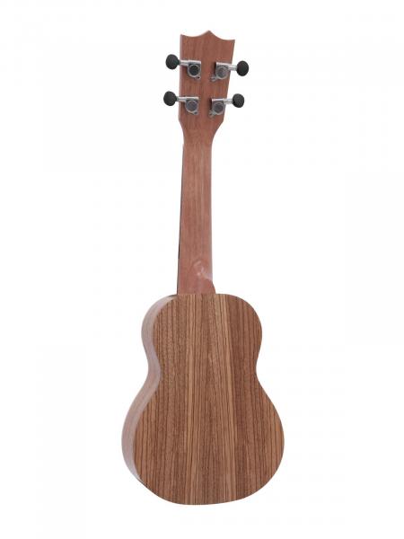 DIMAVERY UK-400 Ukulele Sopran "Zebrawood"