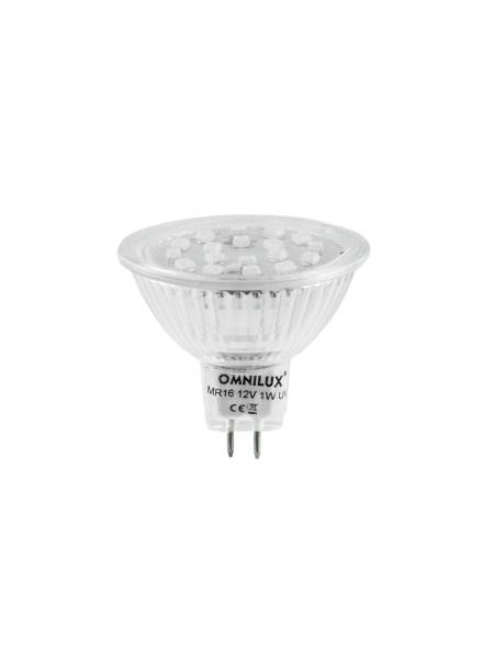 OMNILUX MR-16 12V GX-5,3 18 LED UV aktiv