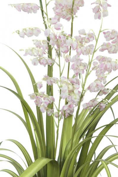 EUROPALMS Glockenblume, Kunstblume, rose, 105cm