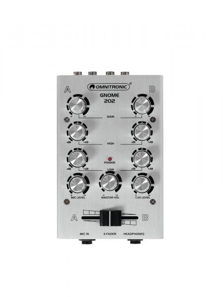 OMNITRONIC GNOME-202 Mini-Mixer silber