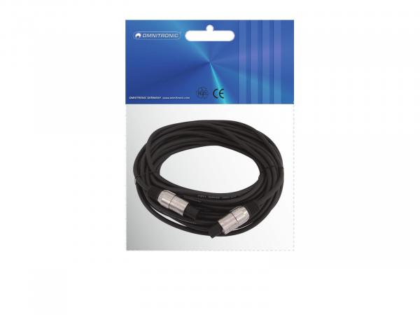 OMNITRONIC Lautsprecherkabel Speaker 2x2,5 10m sw