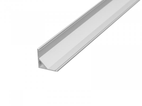 EUROLITE Eck-Profil für LED Strip silber 2m