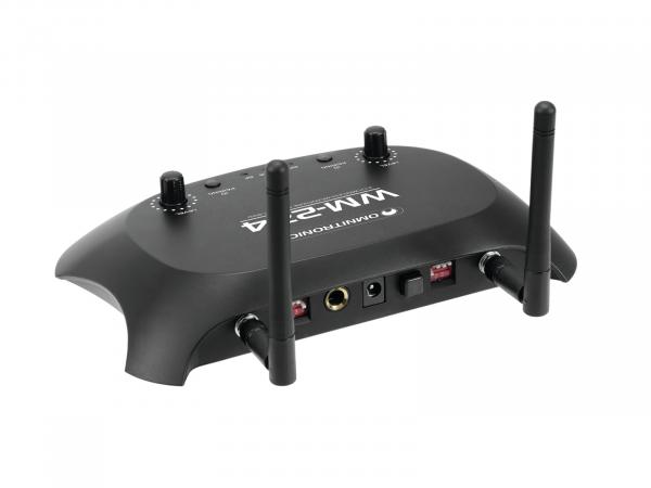 OMNITRONIC WM-224 2-Kanal-Funkmikrofonsystem 2.4GHz