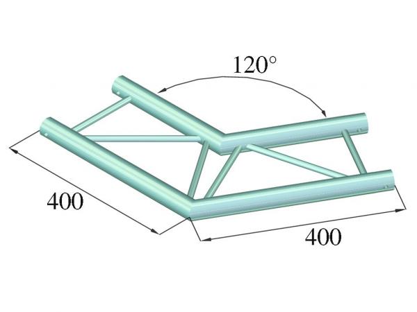 ALUTRUSS DECOLOCK DQ2-PAC22H 2-Weg Ecke 120°