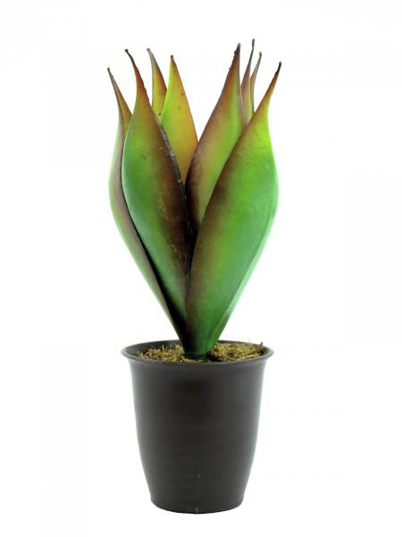 EUROPALMS Lotus-Agave, Kunstpflanze, 34cm