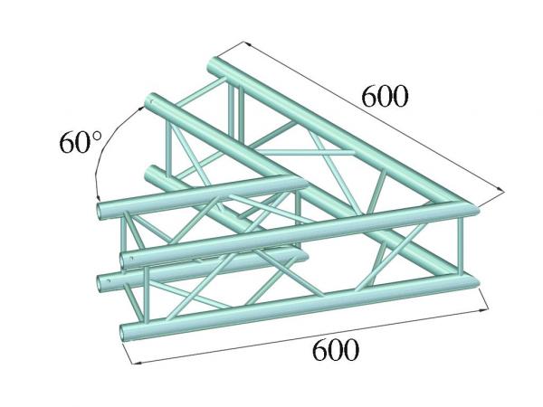 ALUTRUSS DECOLOCK DQ4-PAC20 2-Weg Ecke 60°