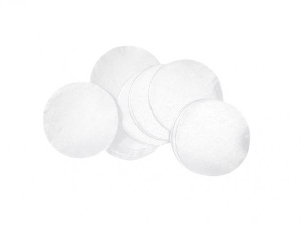 TCM FX Slowfall Konfetti rund 55x55mm, weiß, 1kg