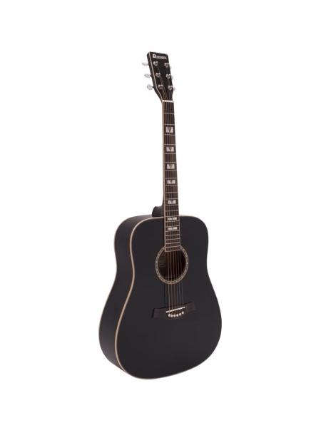 DIMAVERY STW-40 Westerngitarre, schwarz