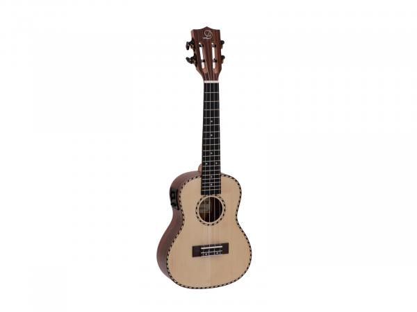 DIMAVERY UK-800 Concert Ukulele, Fichte massiv