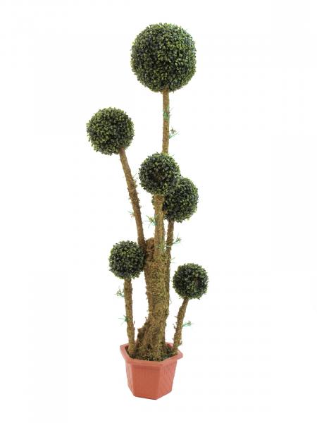 EUROPALMS Buchskugelbaum, künstlich, 163cm
