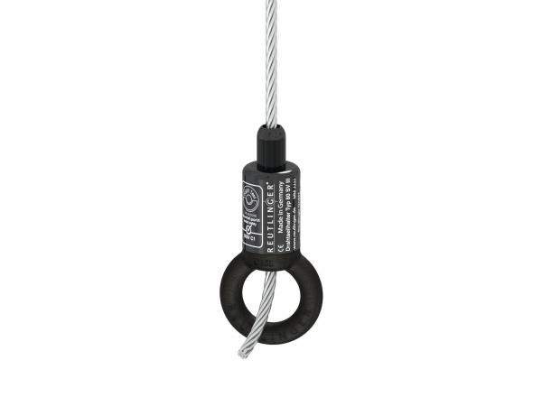 REUTLINGER Drahtseilhalter Typ 80SVIII-RING sw