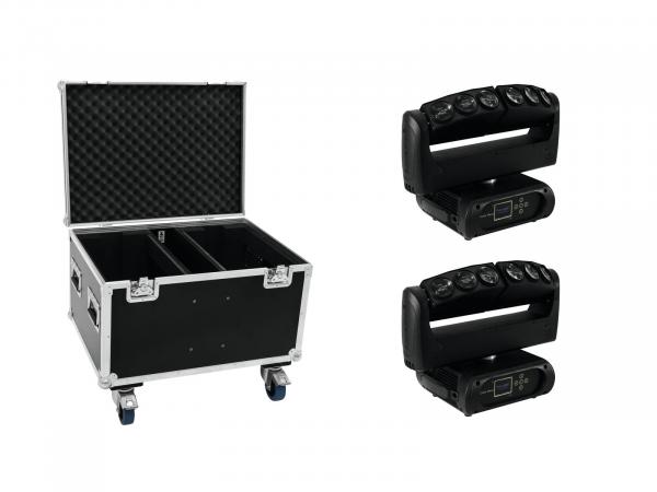 FUTURELIGHT Set 2x Color Wave LED-Moving-Leiste + Case